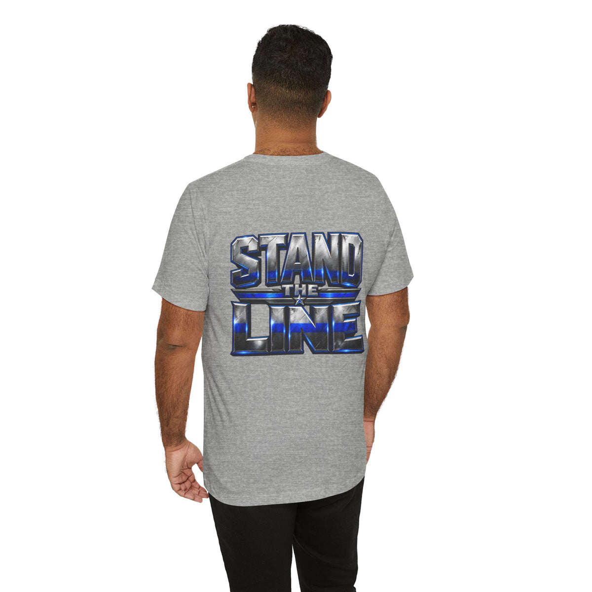Police Stand the Line Graphic T-shirt