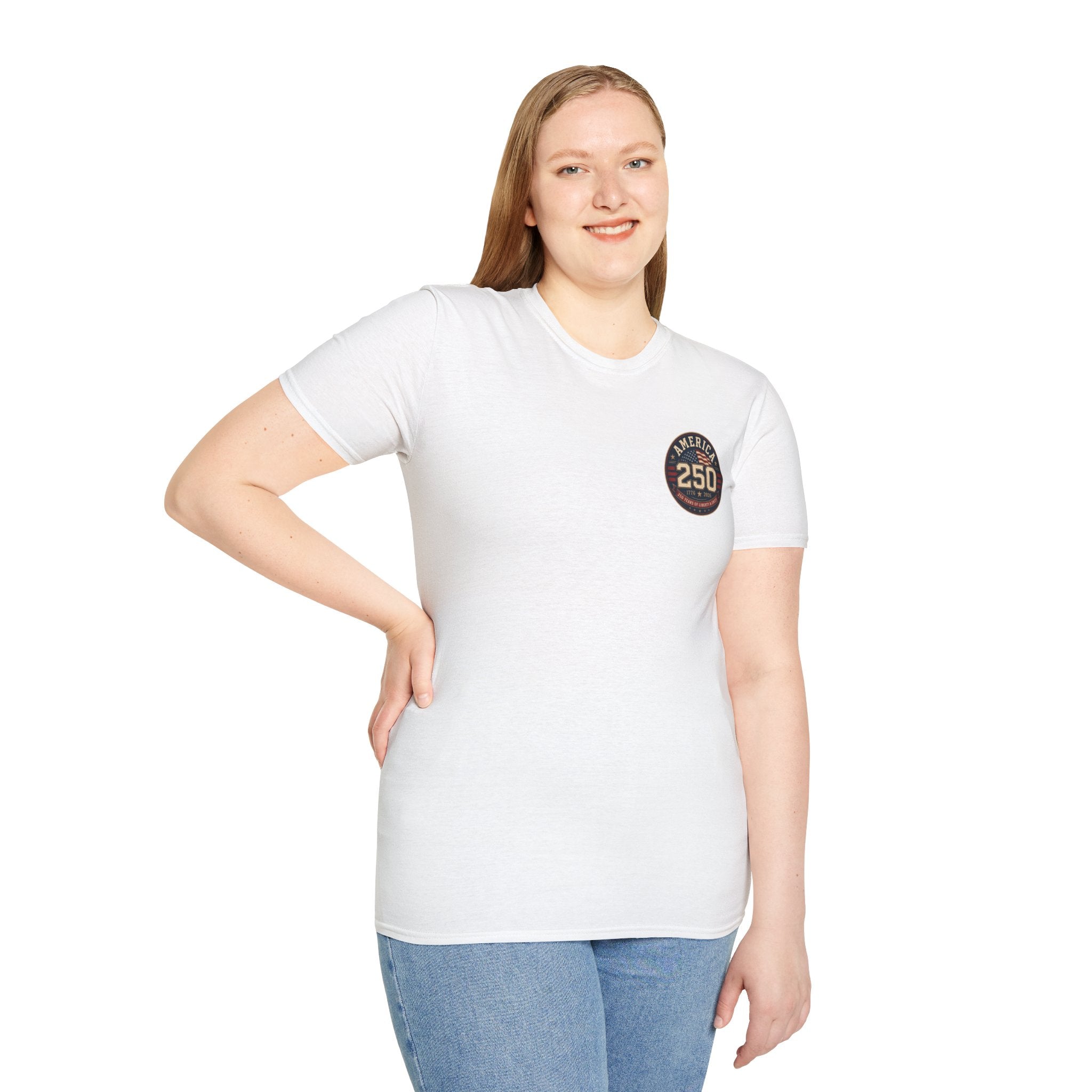 America 250 Firefighter Patriotic Graphic Tee