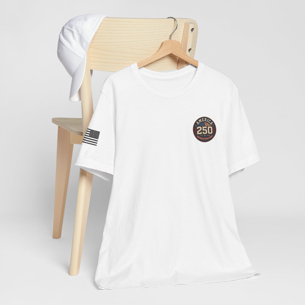 250th Anniversary USA T‑Shirt — American Eagle & Flag Commemorative Tee