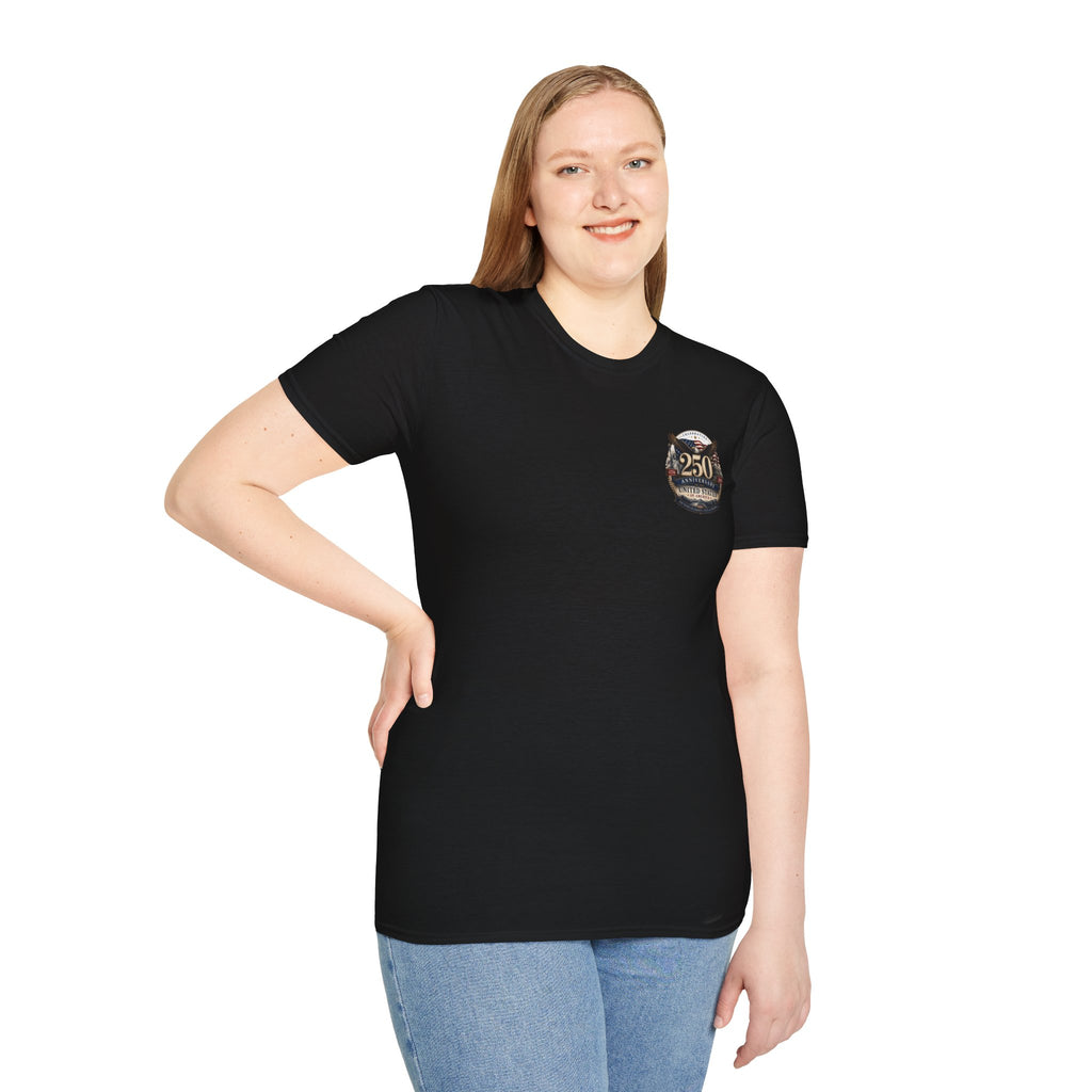 250 Years of Freedom Military Patriotic Graphic Tee