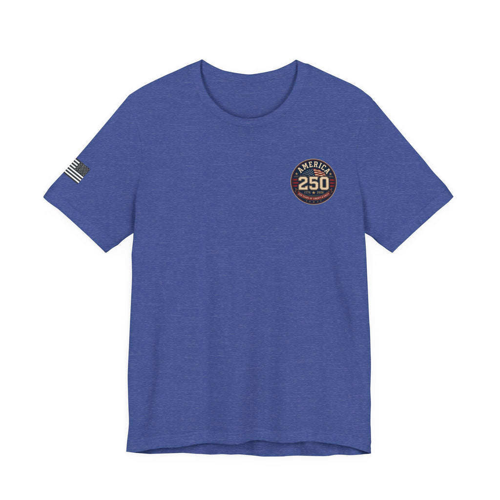 250th Anniversary United States T-Shirt — Patriotic Eagle American Flag Tee