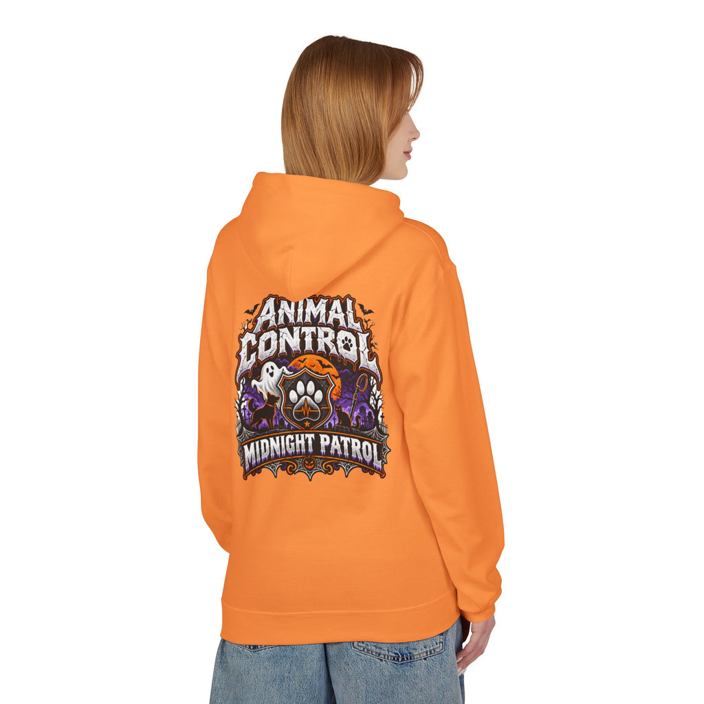 Halloween Animal Control Midnight Patrol Hoodie