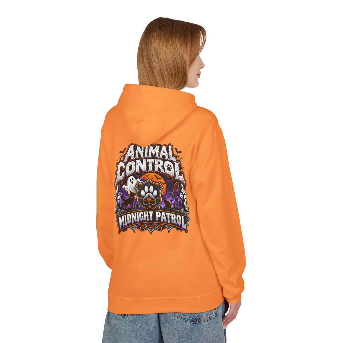 Halloween Animal Control Midnight Patrol Hoodie