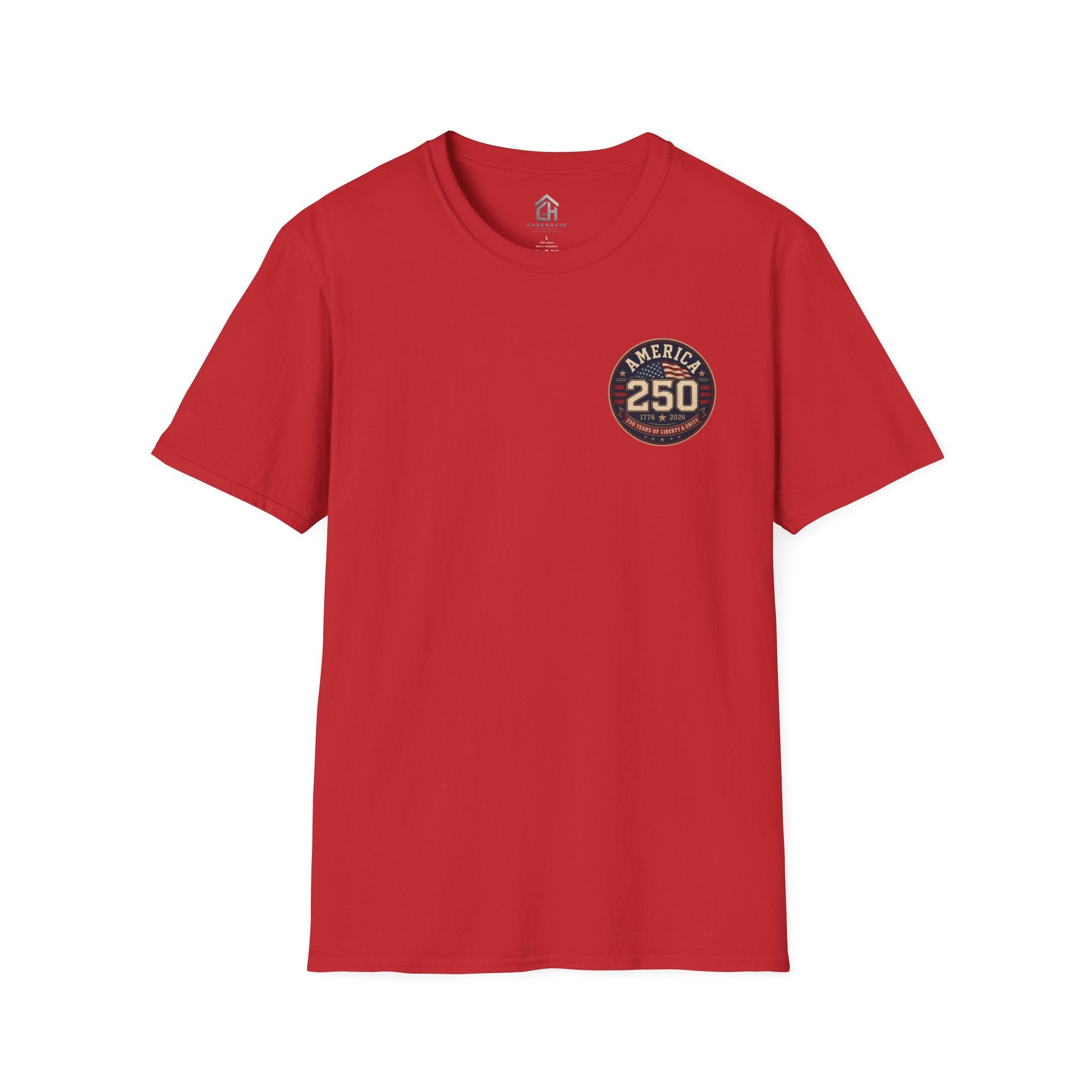 America 250 Firefighter Patriotic Graphic Tee