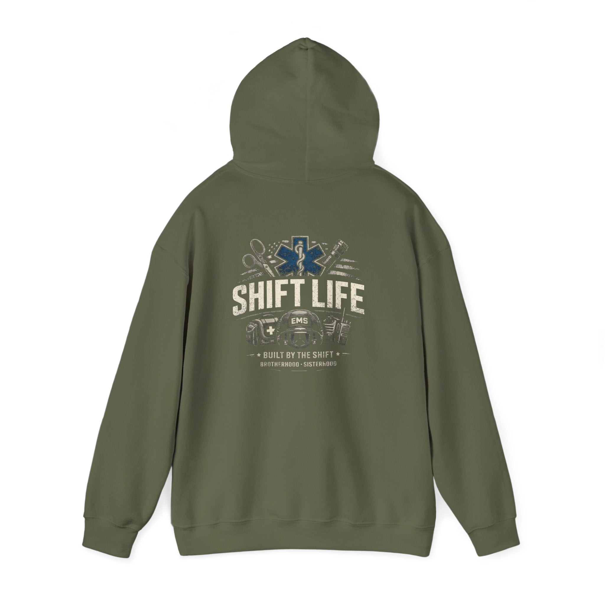 Shift Life EMS Paramedic Hoodie | Ambulance Rescue Emblem