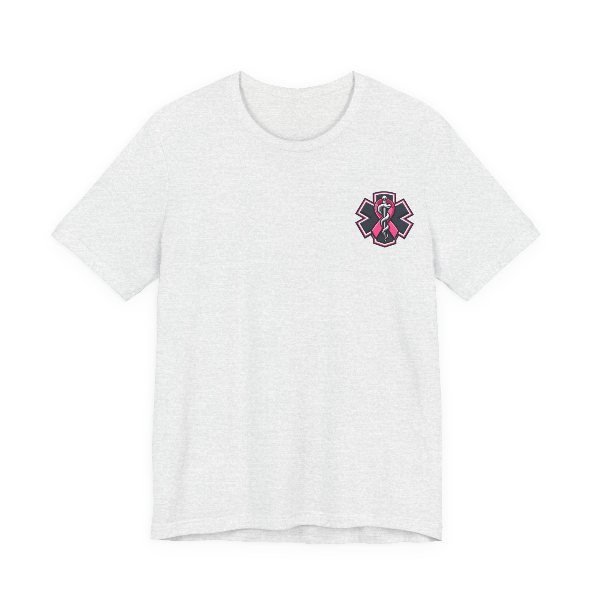 No One Fights Alone – Breast Cancer Awareness EMS T-Shirt