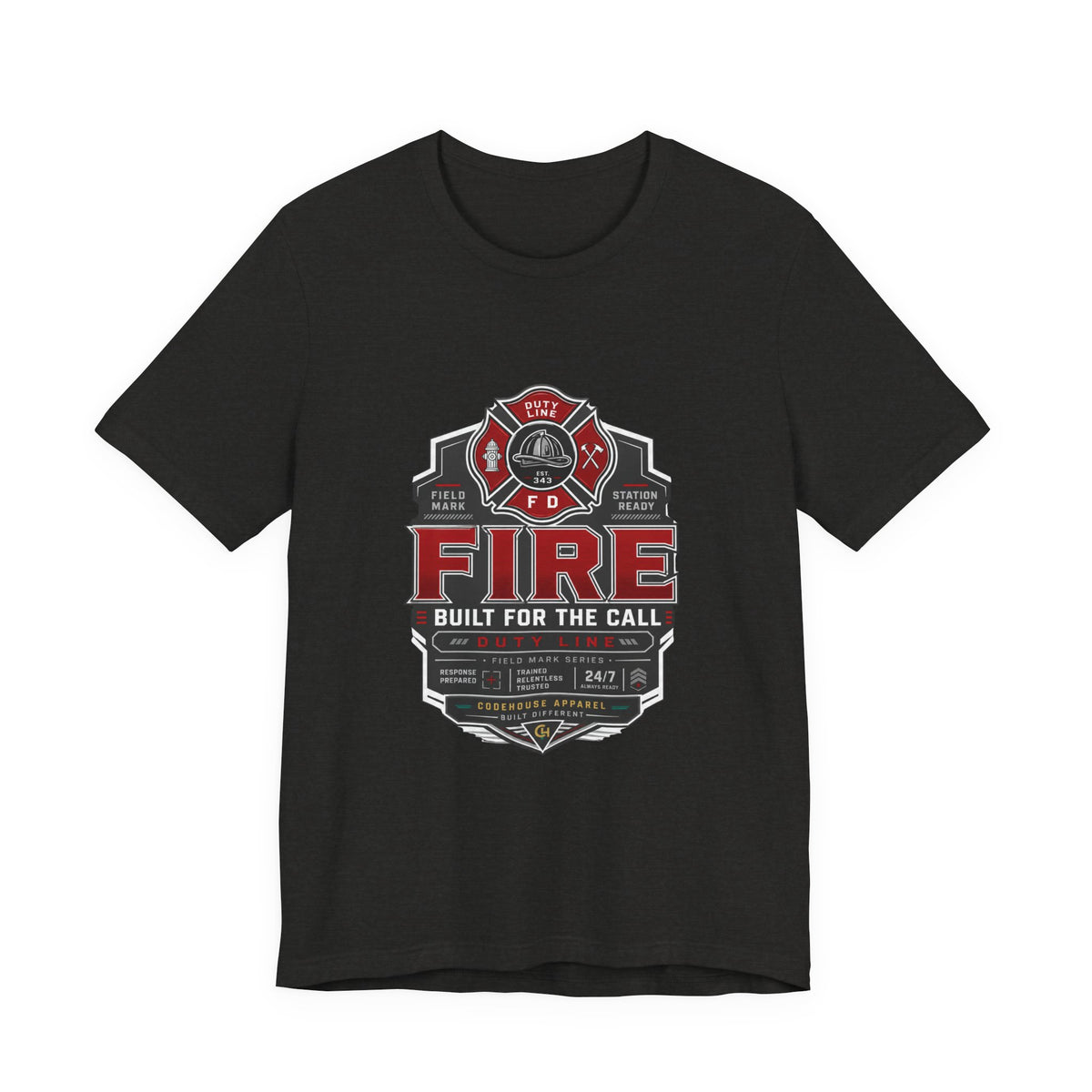 Built for the Call Firefighter Tee