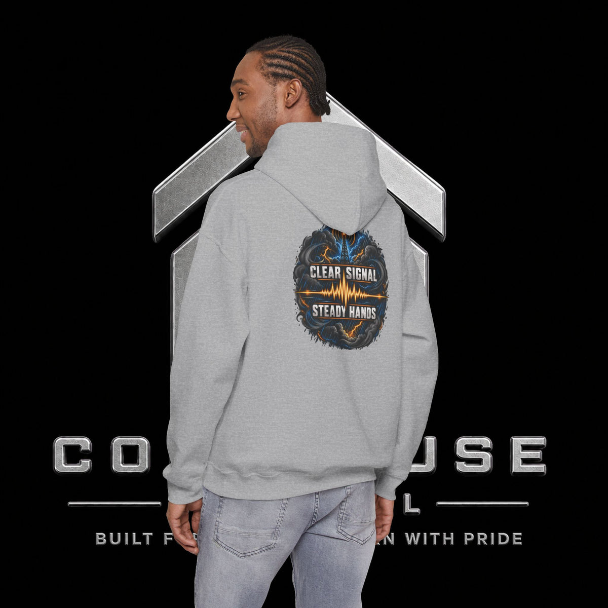 Clear Signal Steady Hands EMS Hoodie