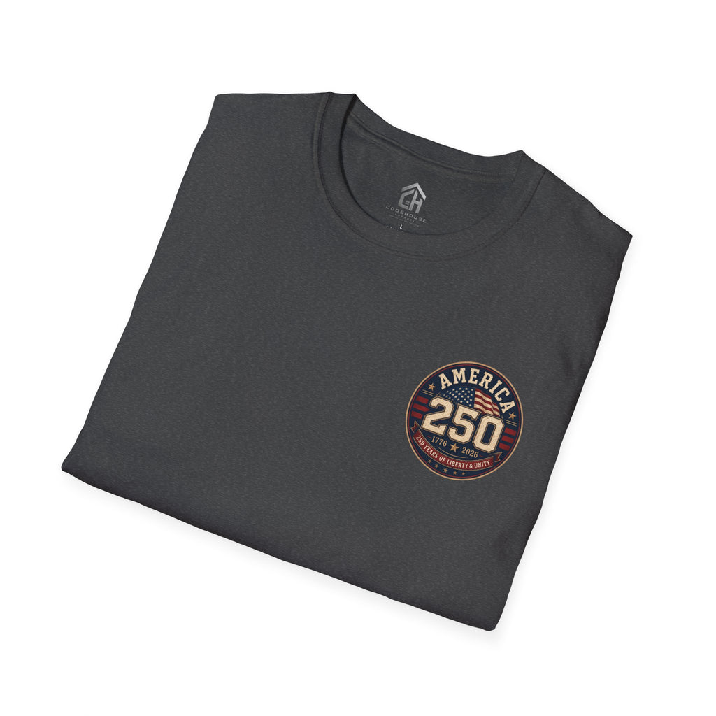 America 250 Firefighter Patriotic Graphic Tee
