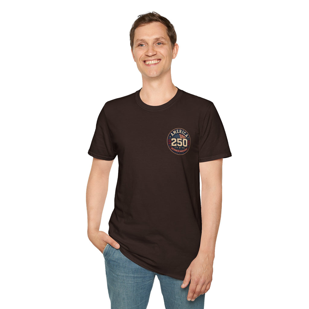 America 250 Firefighter Patriotic Graphic Tee