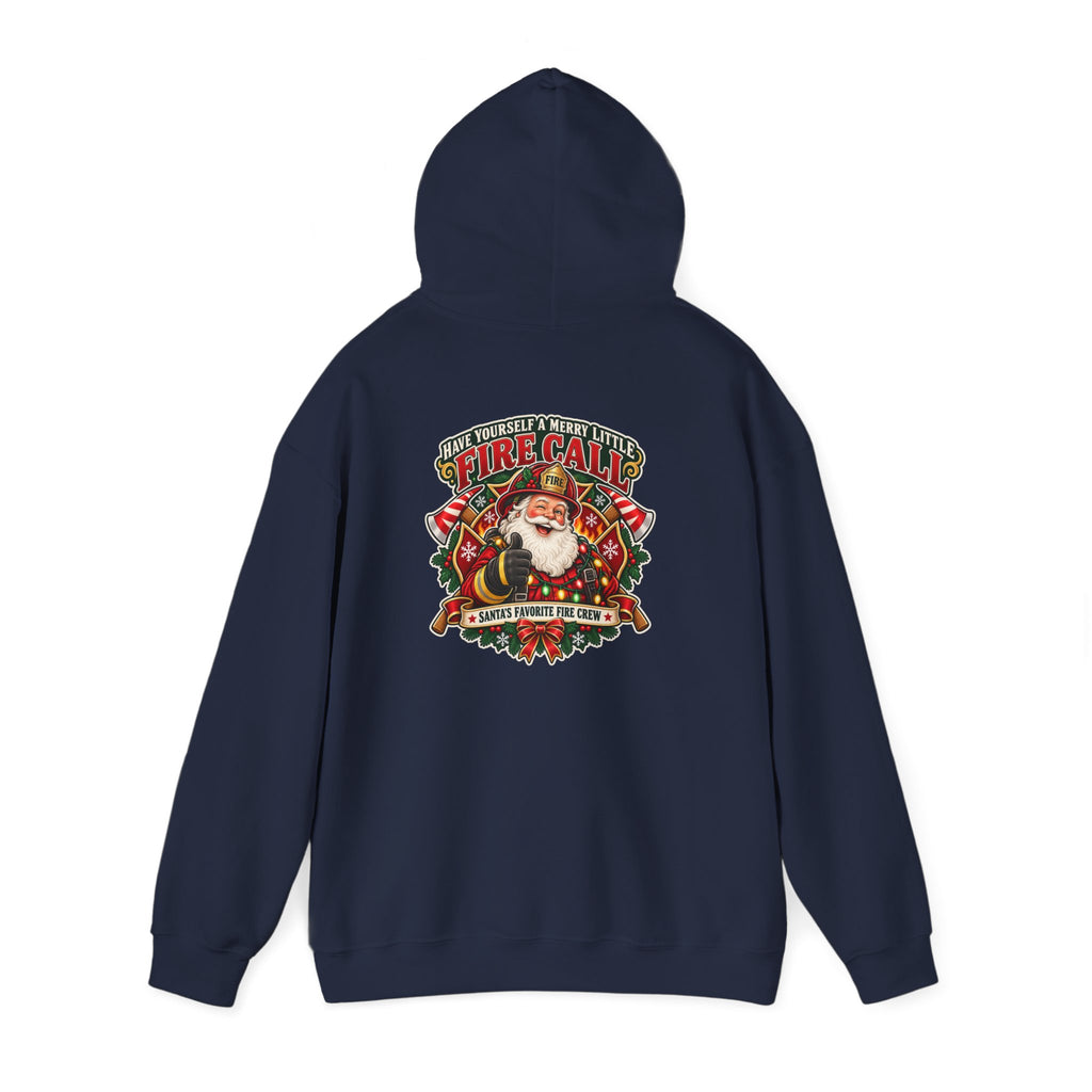 Christmas Firefighter Santa favorite fire crew hoodie
