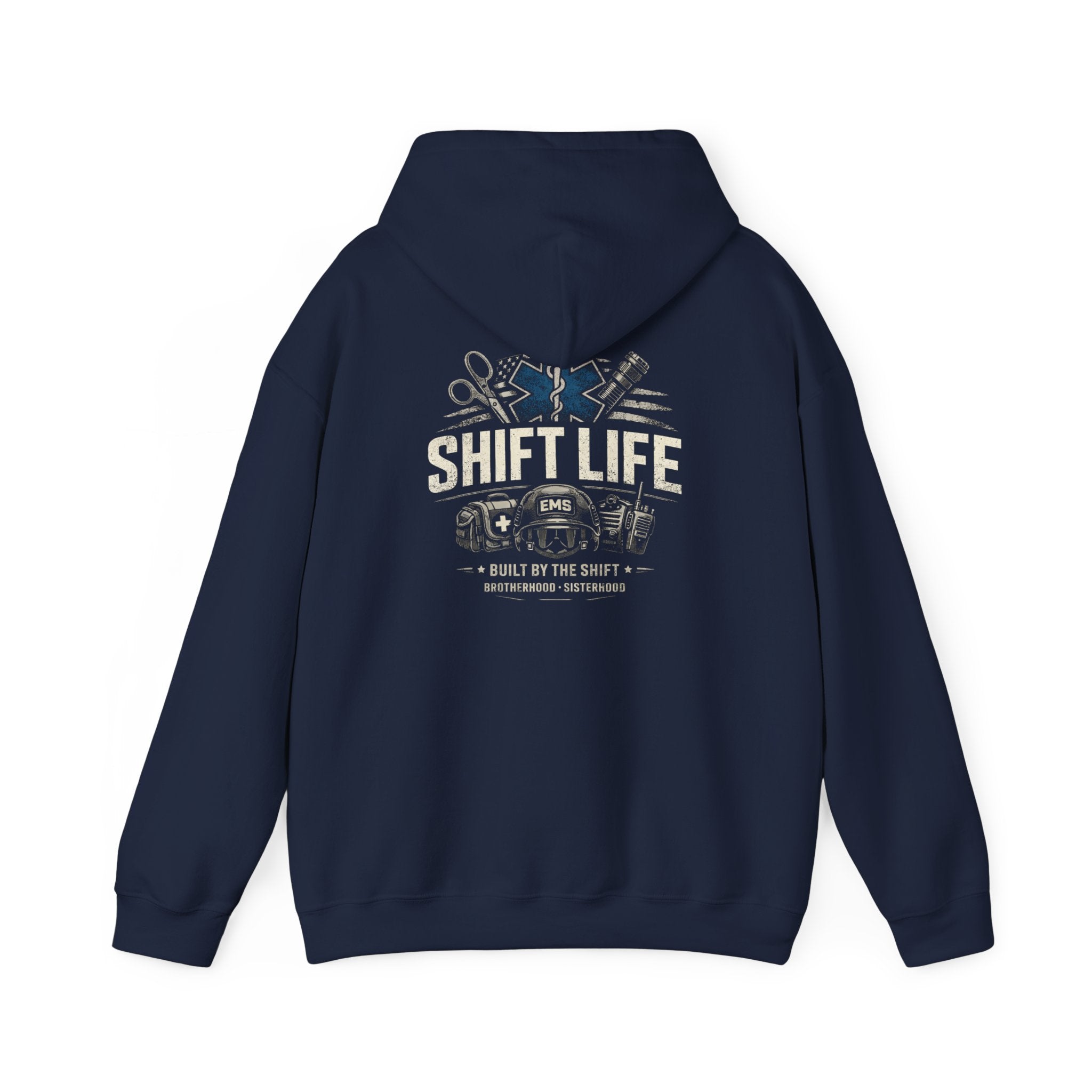 Shift Life EMS Paramedic Hoodie | Ambulance Rescue Emblem