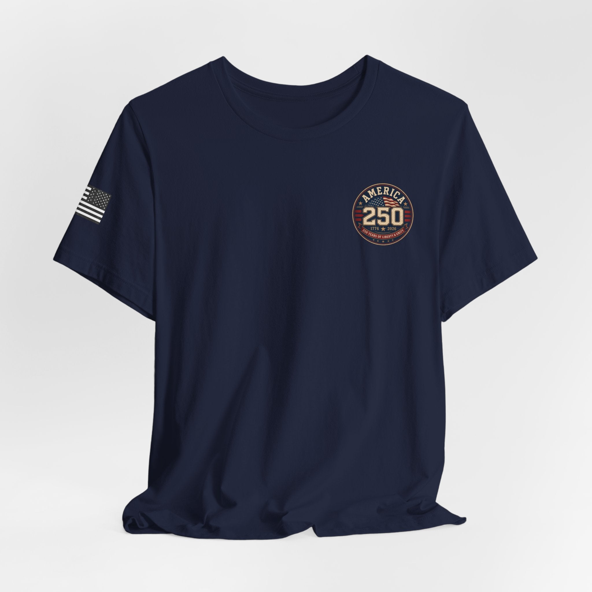 250th Anniversary United States T-Shirt — Patriotic Eagle American Flag Tee