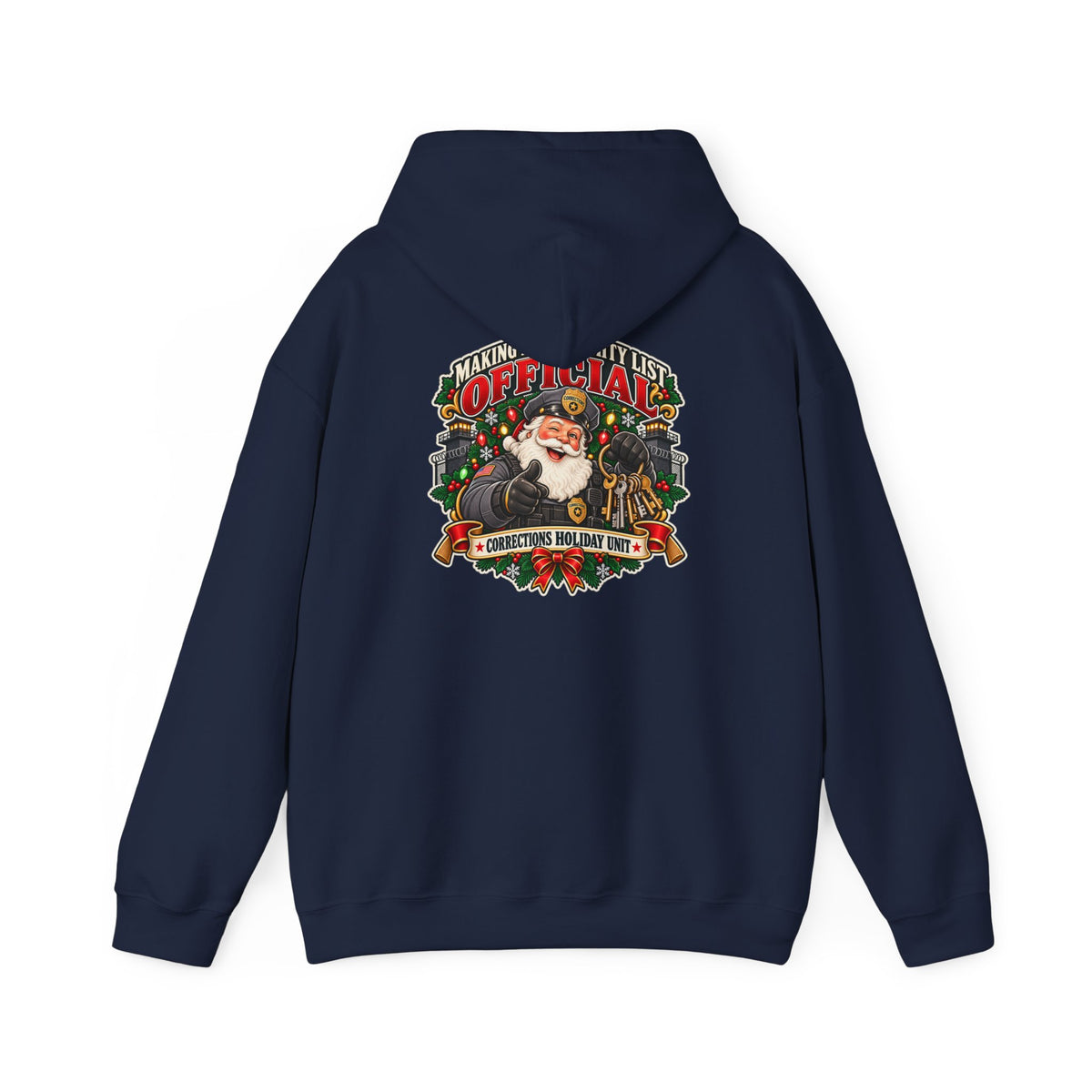 Christmas Corrections Santa Naughty List Hoodie
