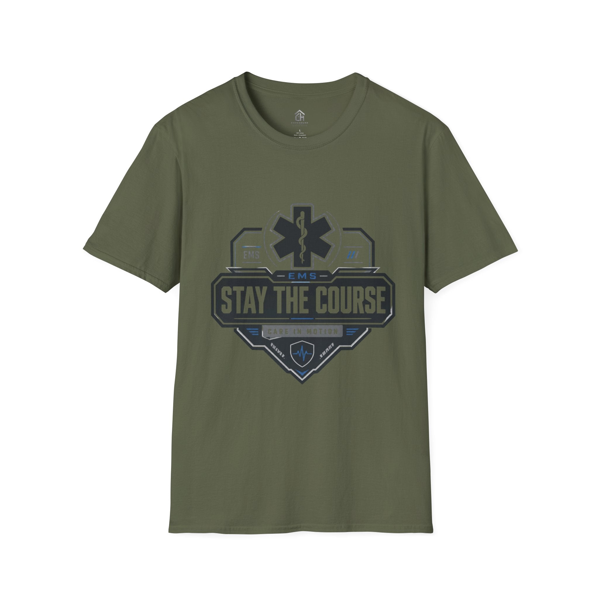 EMS 'Stay the Course' T-Shirt — Paramedic-EMT Pride Tee