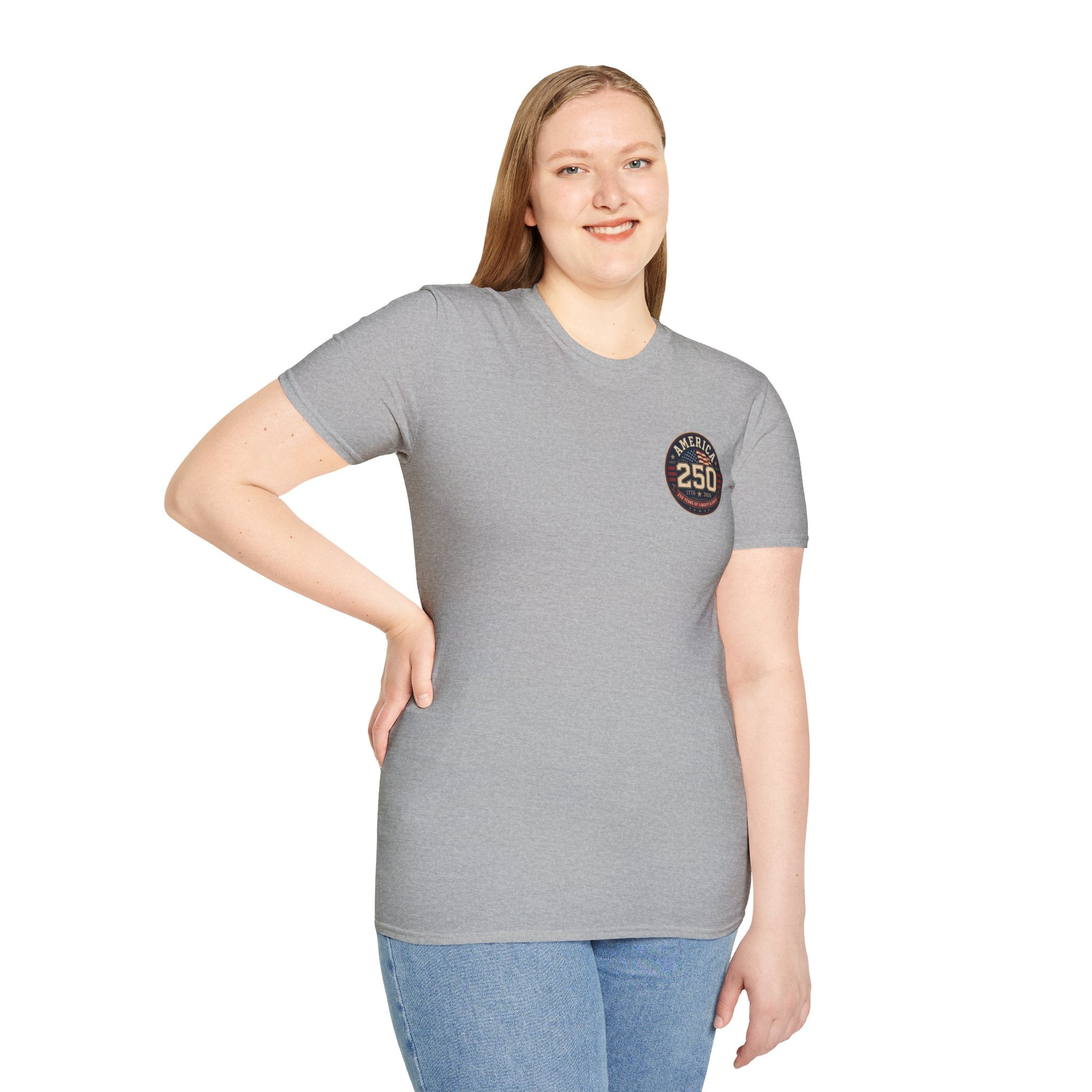 America 250 Firefighter Patriotic Graphic Tee