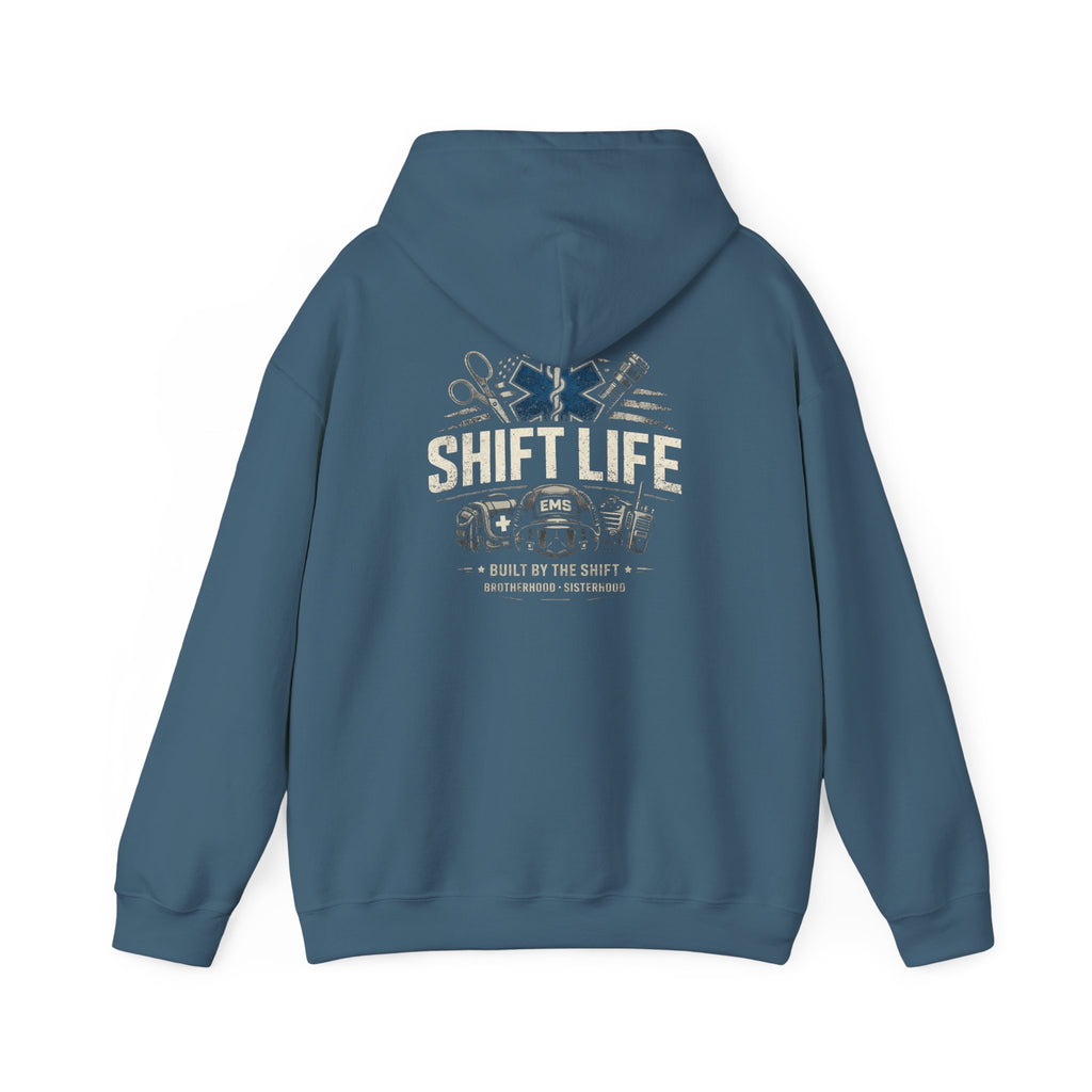 Shift Life EMS Paramedic Hoodie | Ambulance Rescue Emblem