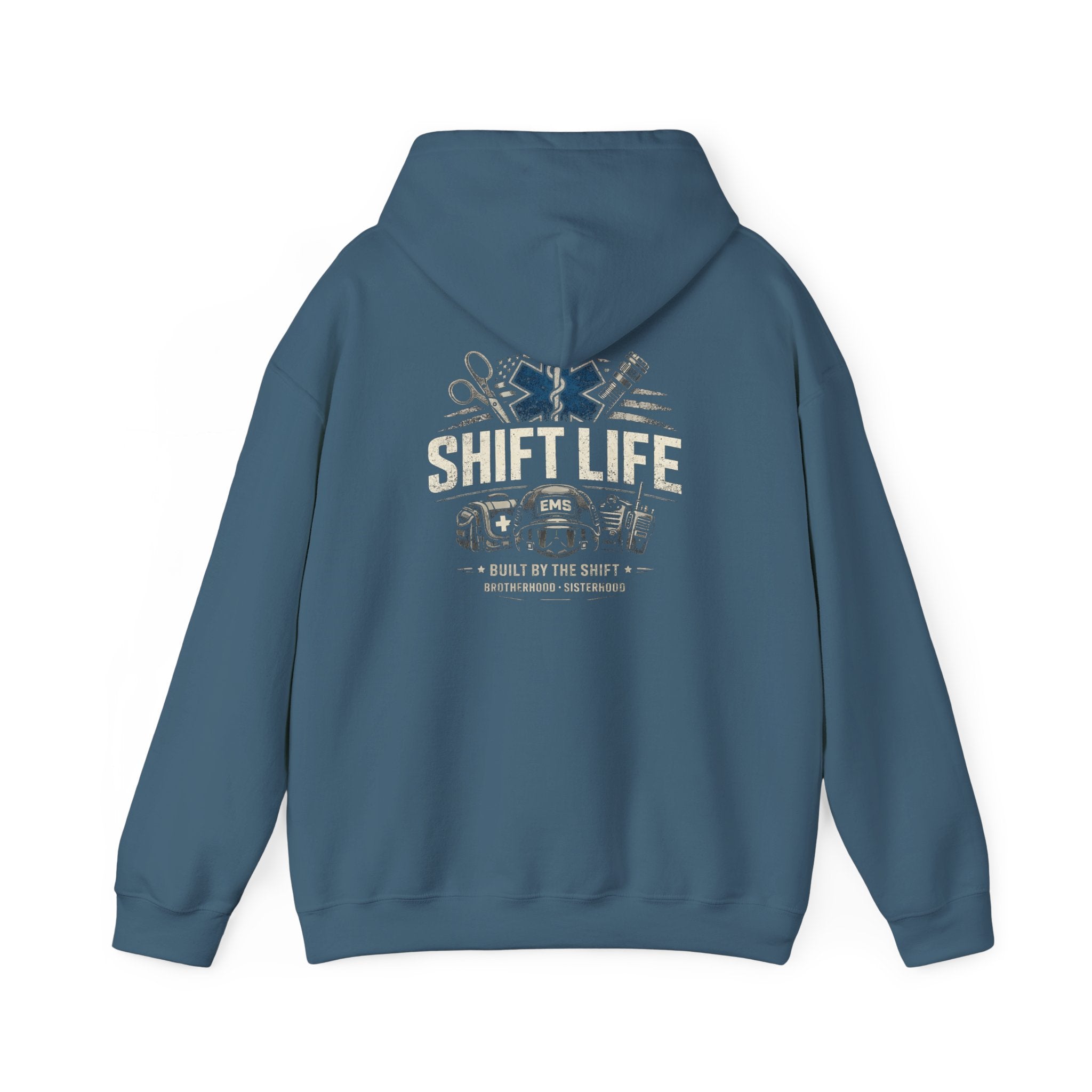 Shift Life EMS Paramedic Hoodie | Ambulance Rescue Emblem