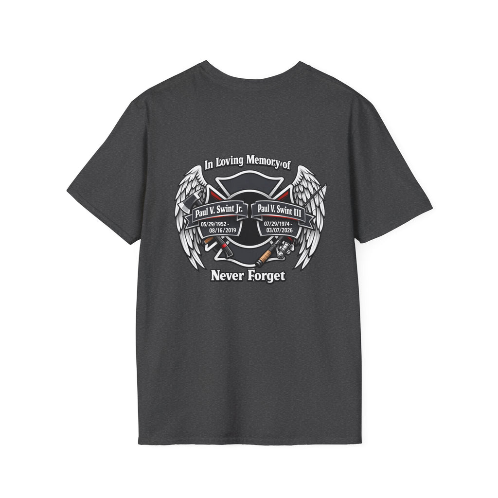 Memorial Wings T-Shirt — 'In Loving Memory / Never Forget' Tribute Tee