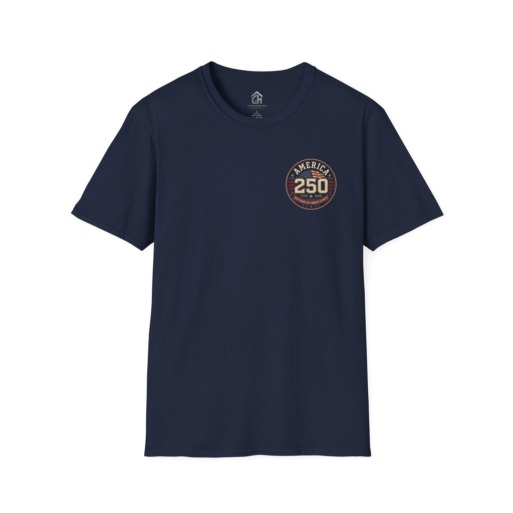 America 250 Firefighter Patriotic Graphic Tee