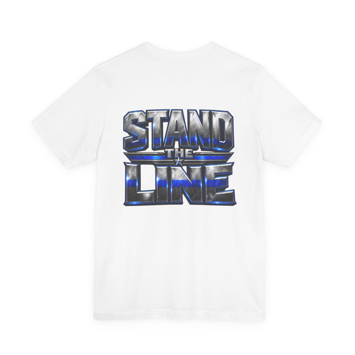 Police Stand the Line Graphic T-shirt