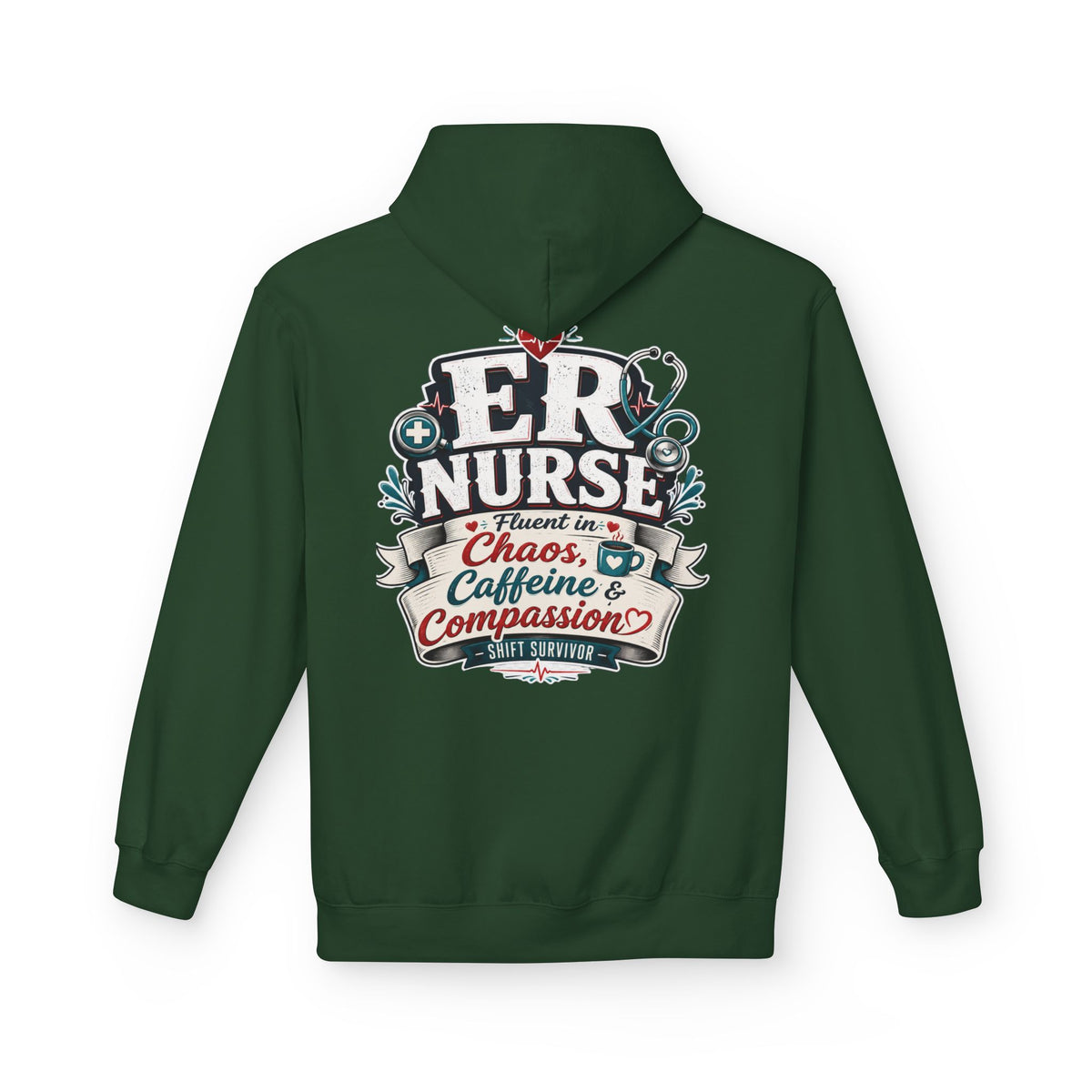 Present in Chaos ER Nurse Hoodie