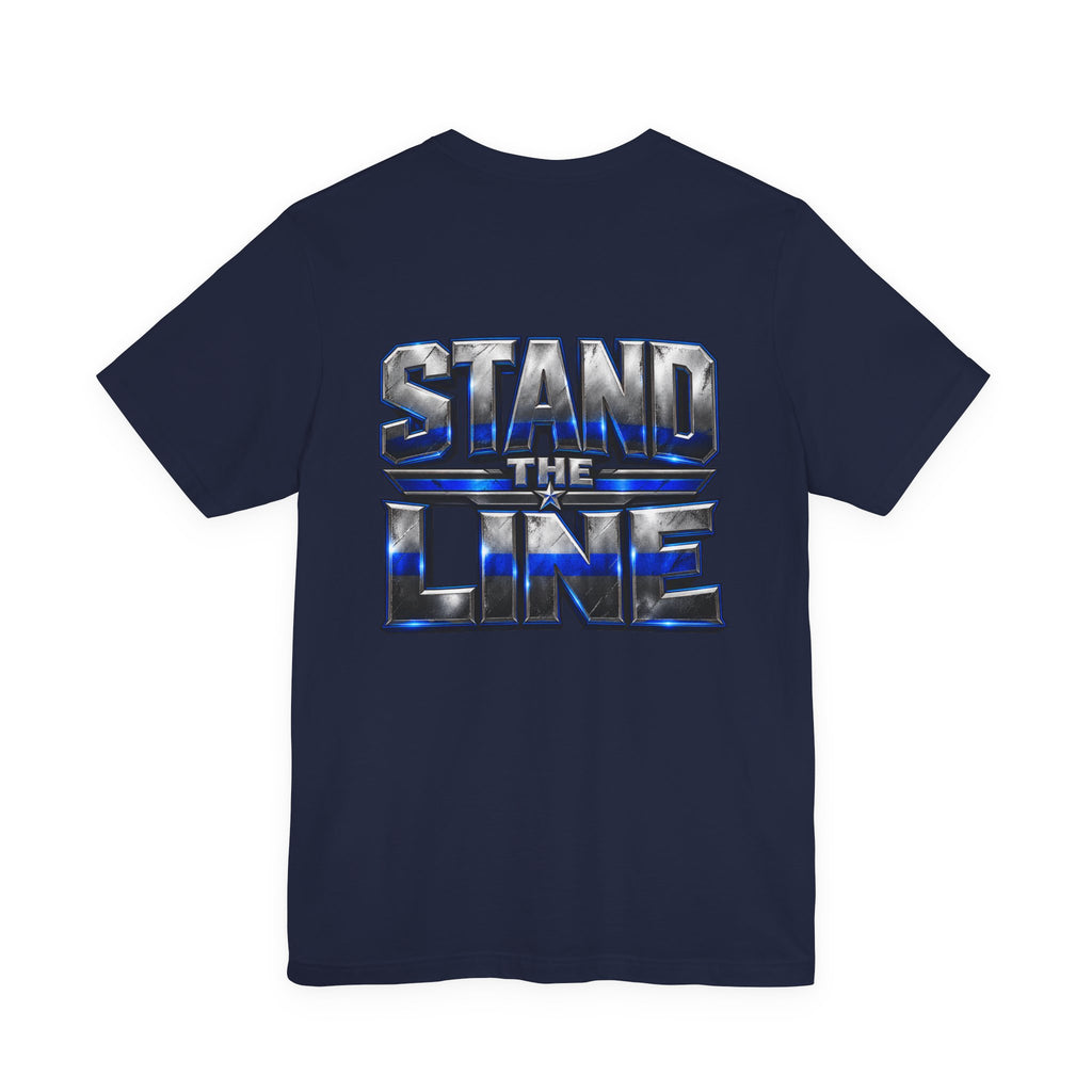 Police Stand the Line Graphic T-shirt