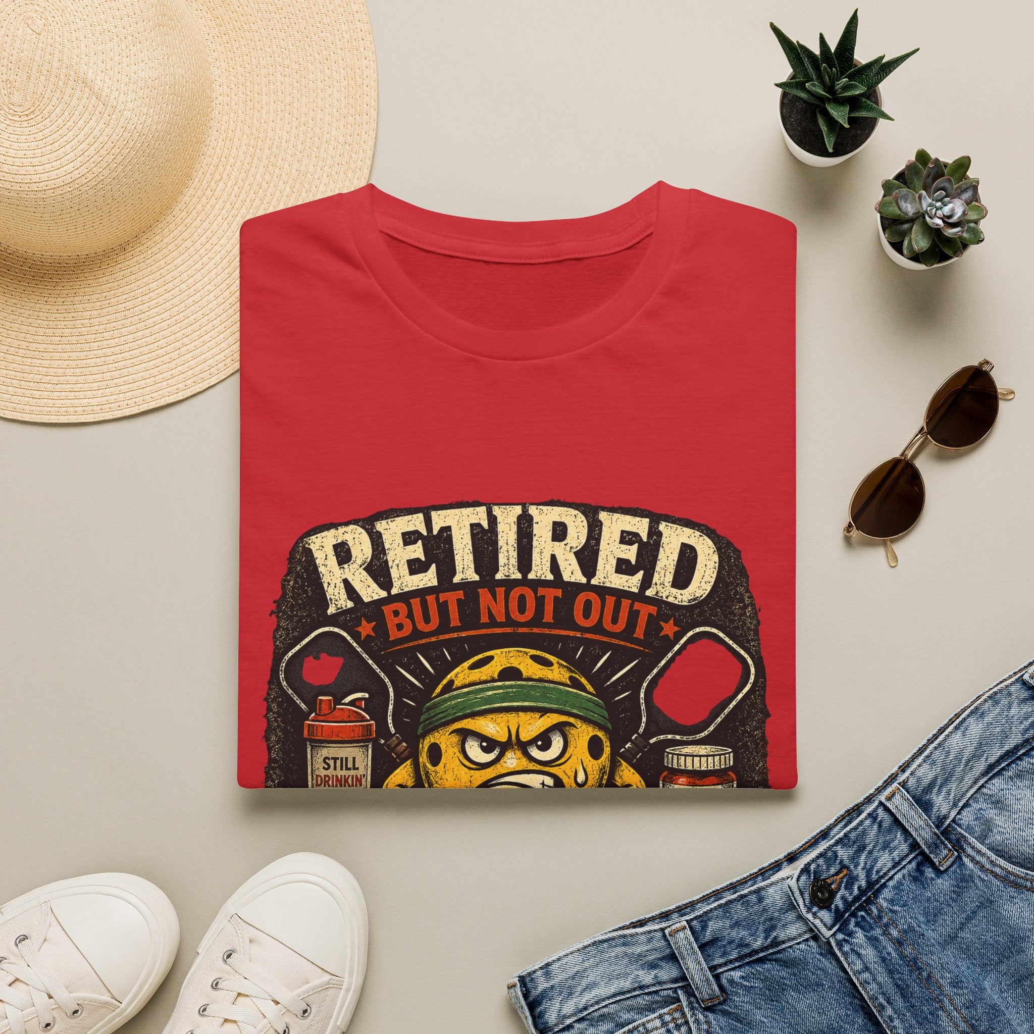 Retired But Not Out Pickleball T-Shirt