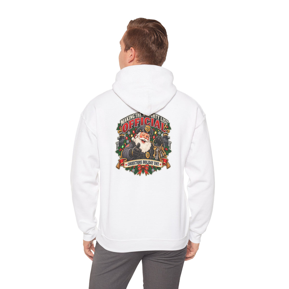 Christmas Corrections Santa Naughty List Hoodie