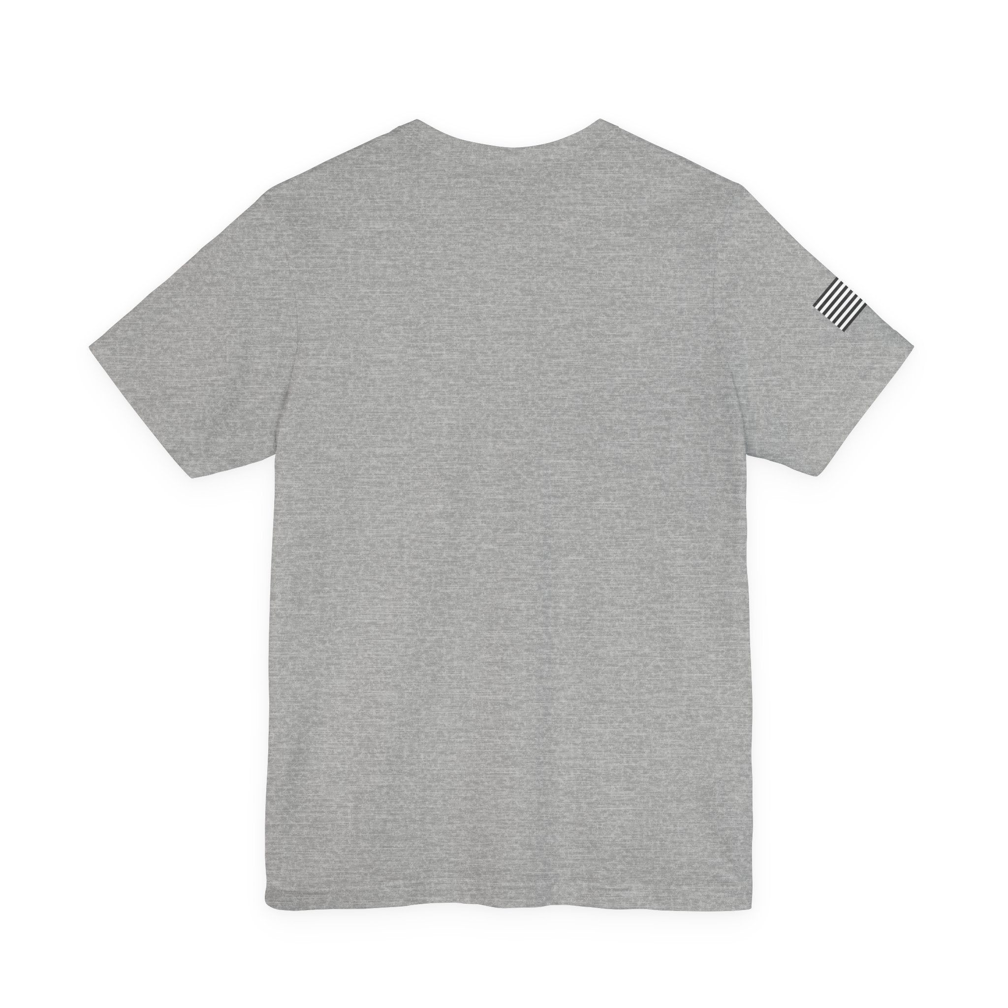 Military Graphic Tee — "No Better Friend, No Worse Enemy" Patriotic Crewneck