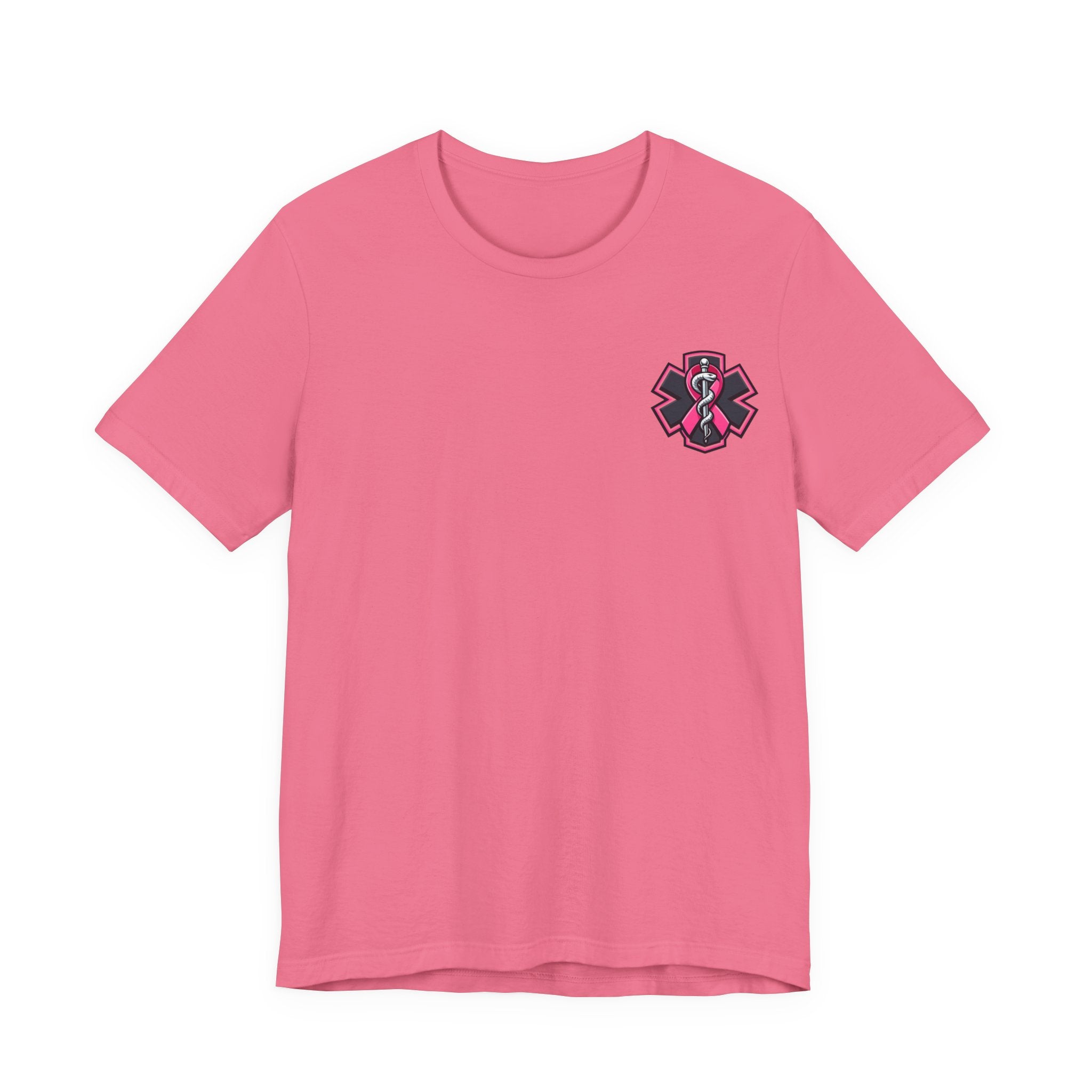 No One Fights Alone – Breast Cancer Awareness EMS T-Shirt