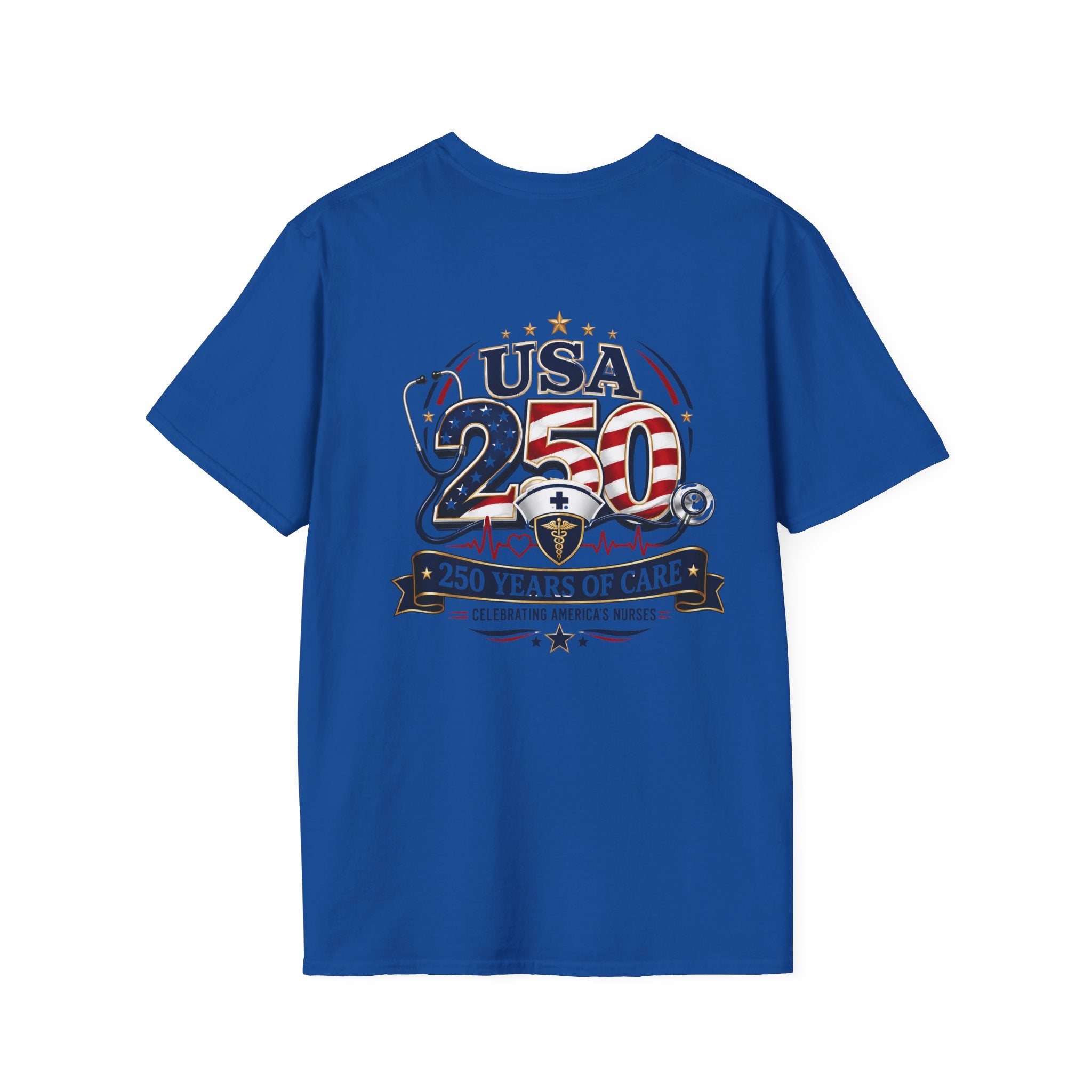 USA 250 Years of Care Nurse Shirt – Patriotic America’s Nurses 250th Anniversary Graphic Tee