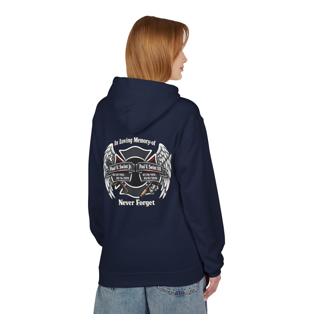Memorial 'Never Forget' Hoodie — In Loving Memory Tribute Sweatshirt