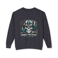 Handle The Chaos Sweatshirt — Military Skull Flag Crewneck