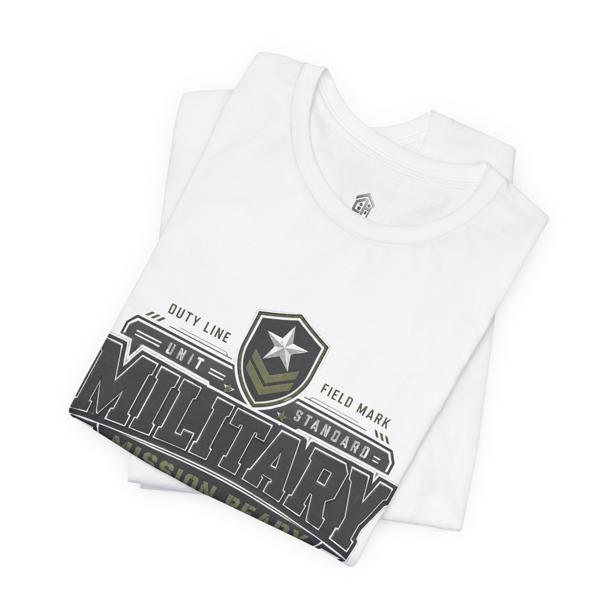 Military Mission Ready Tee — Military Emblem Graphic T-Shirt