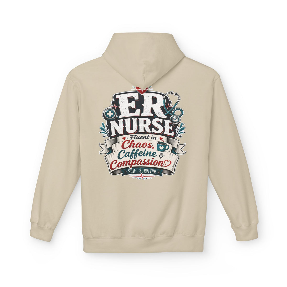 Present in Chaos ER Nurse Hoodie