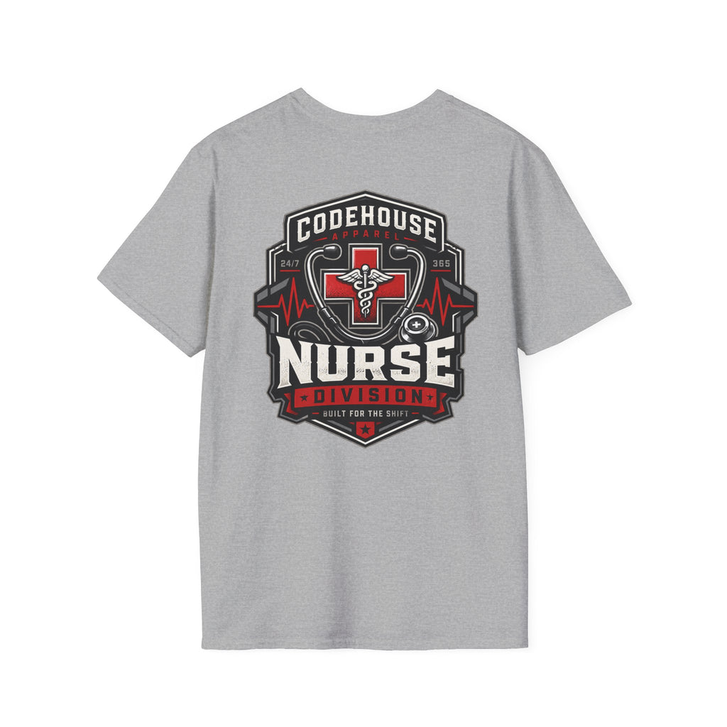 Nurse Division Tactical Graphic Tee – Built for the Shift