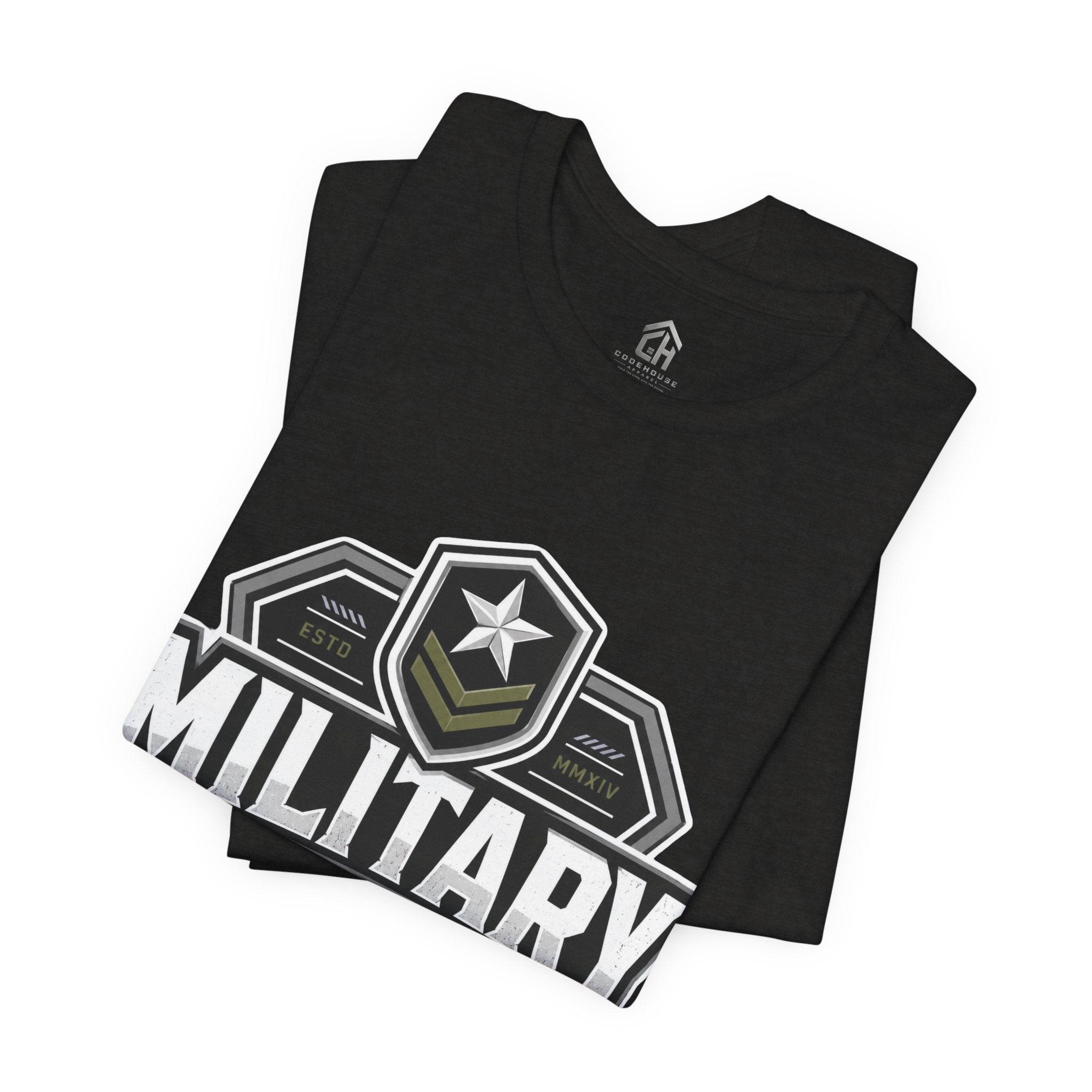 Military 'Built for Duty' T-Shirt — Patriotic Veteran & Active Duty Tee