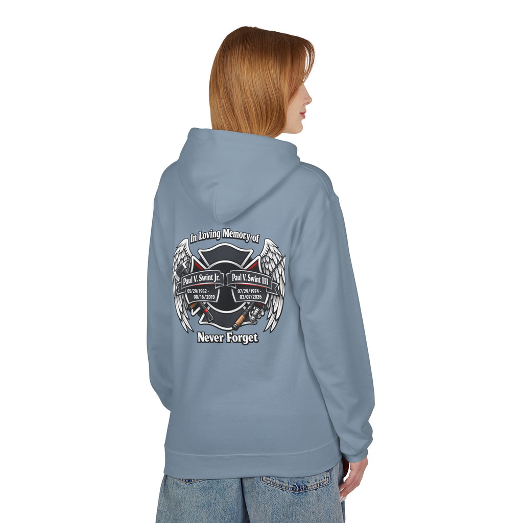Memorial 'Never Forget' Hoodie — In Loving Memory Tribute Sweatshirt