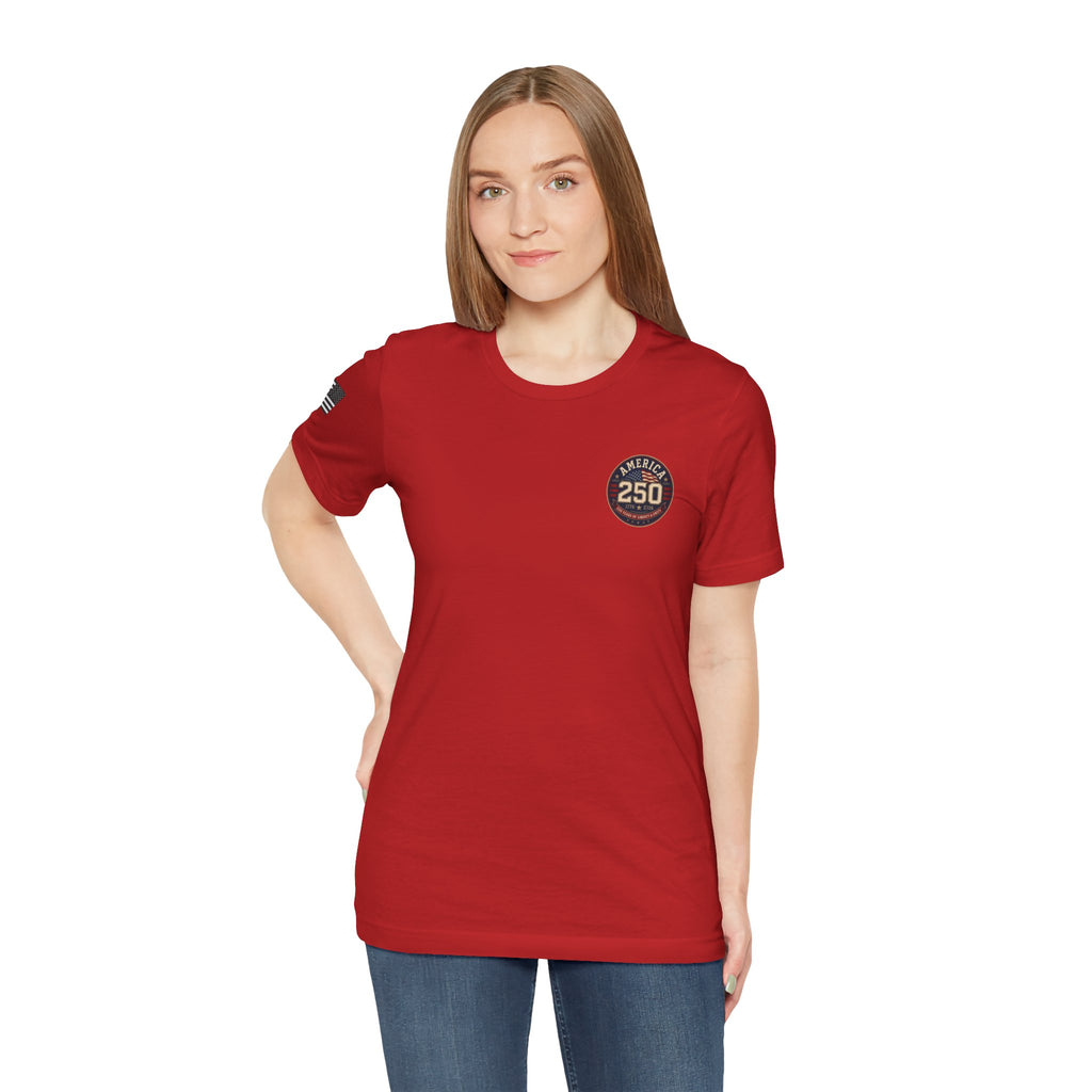 250th Anniversary USA T‑Shirt — American Eagle & Flag Commemorative Tee