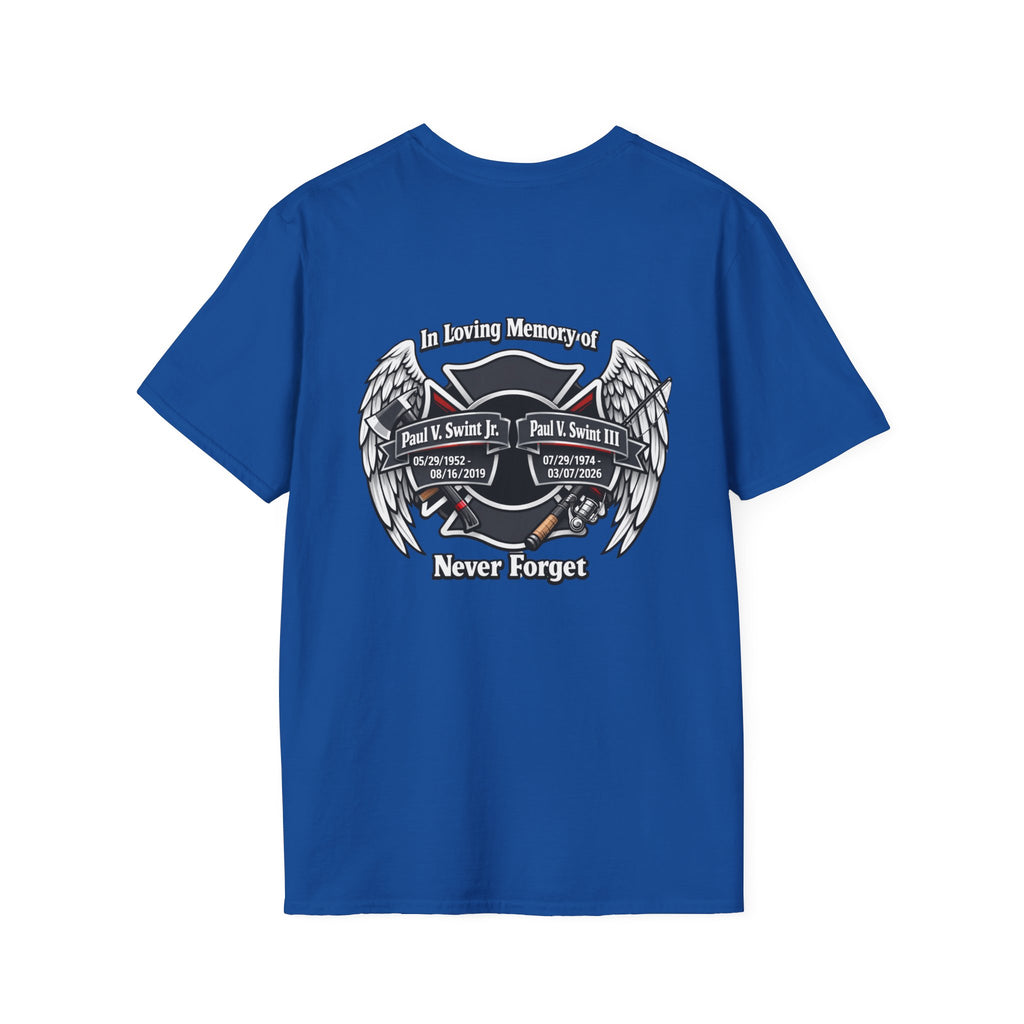 Memorial Wings T-Shirt — 'In Loving Memory / Never Forget' Tribute Tee