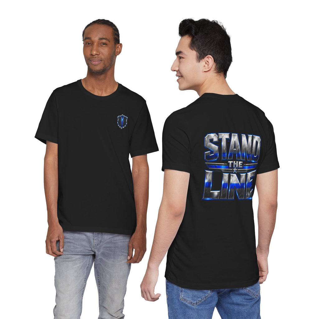 Police Stand the Line Graphic T-shirt