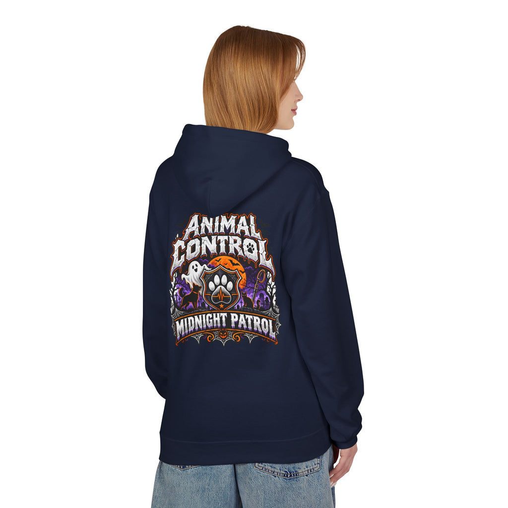 Halloween Animal Control Midnight Patrol Hoodie