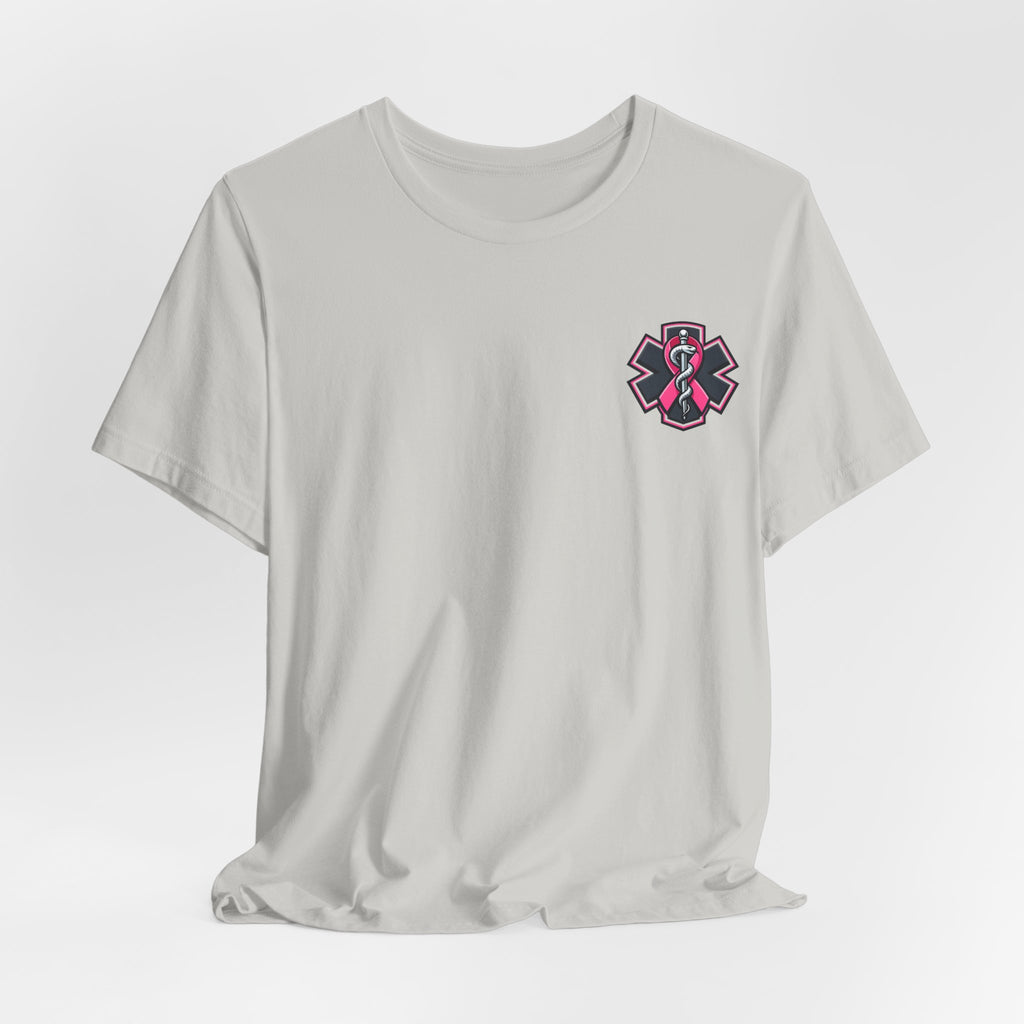 No One Fights Alone – Breast Cancer Awareness EMS T-Shirt