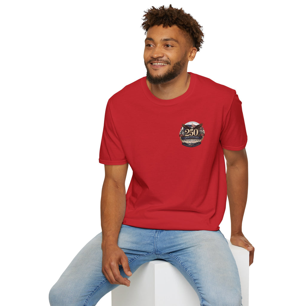 250 Years of Freedom Military Patriotic Graphic Tee