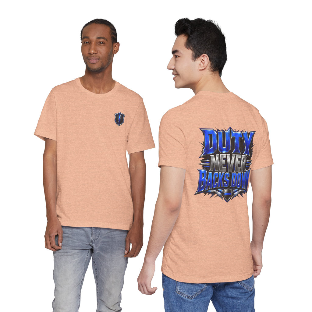 Police "Duty Never Backs Down" T-Shirt