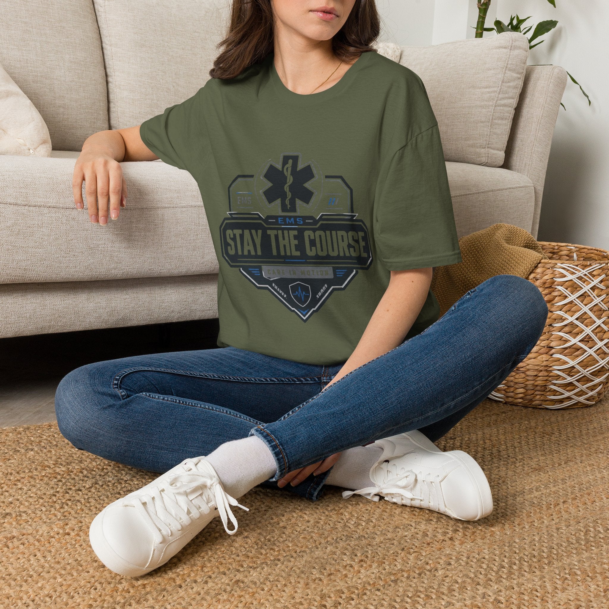 EMS 'Stay the Course' T-Shirt — Paramedic-EMT Pride Tee