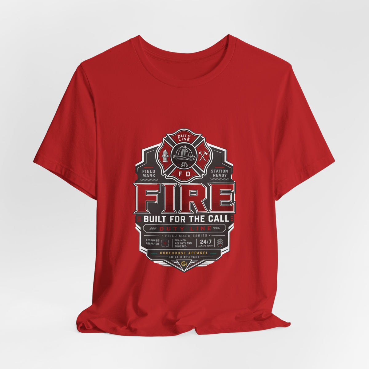 Built for the Call Firefighter Tee
