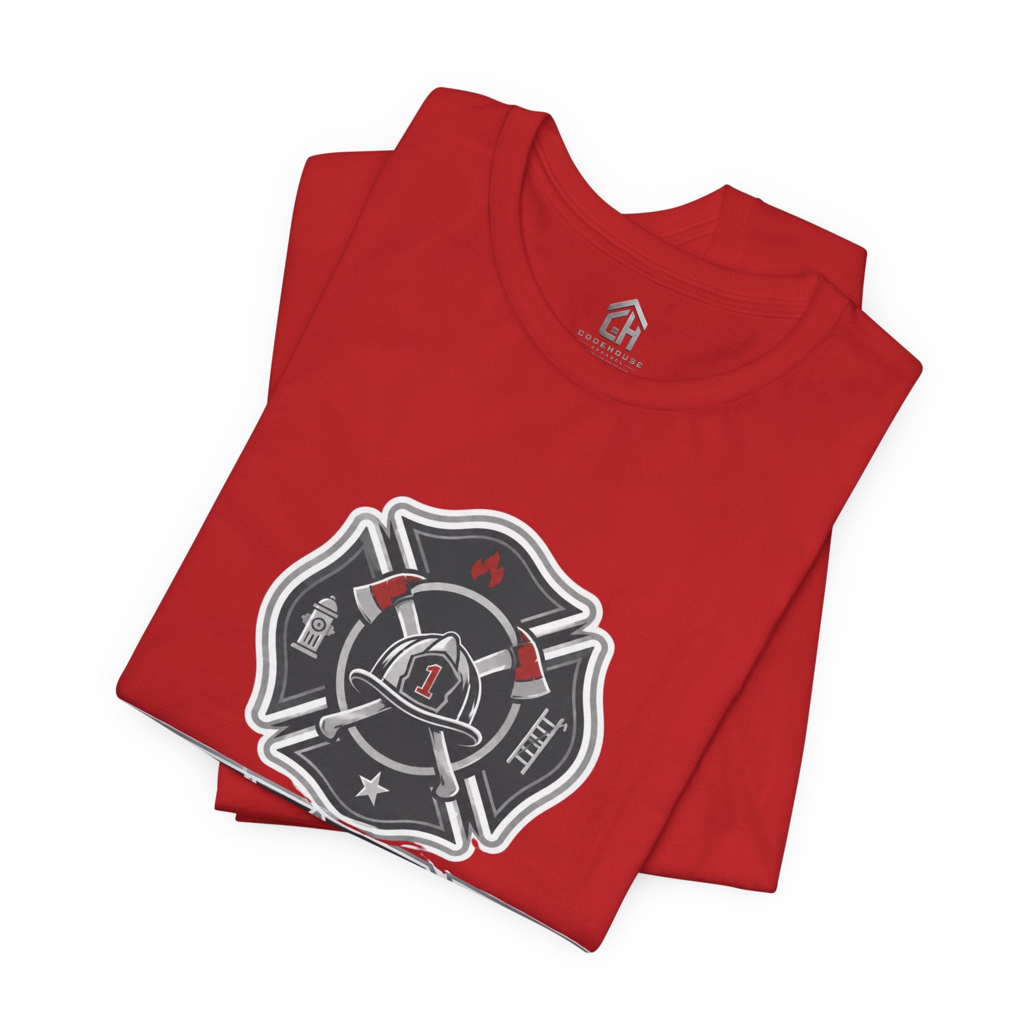 Firefighter T‑Shirt - "FIRE: Built for the Call" Graphic Tee