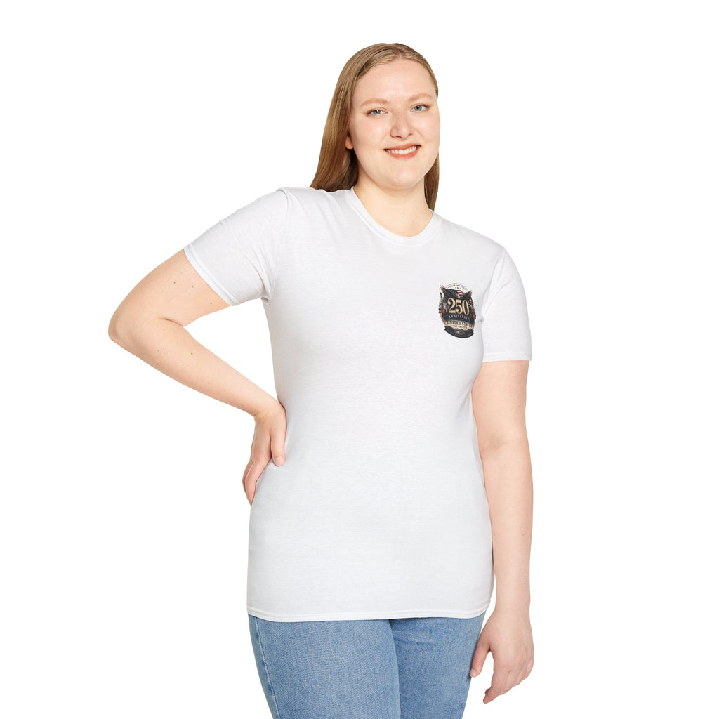 250 Years of Freedom Military Patriotic Graphic Tee